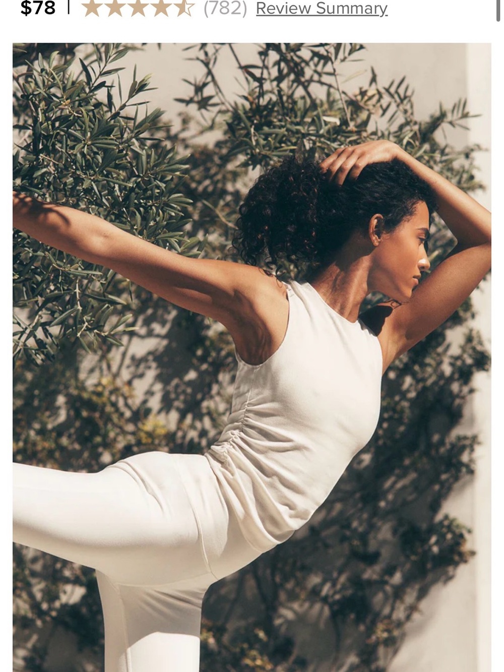 Alo Ribbed En Pointe Tank - Picture 5 of 13